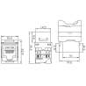 PRESA MODULARE RJ45 KEYSTONE DA PANNELLO