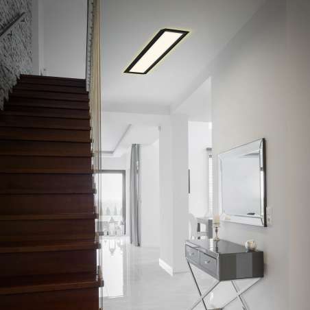 PLAFONIERA LED RETTANGOLARE 58,2CM 3000LM 22W NERO