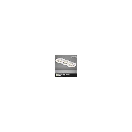 SET 3 PORTAFARETTI DA INCASSO D.8,6CM GU10 3,5W