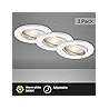 SET 3 PORTAFARETTI DA INCASSO D.8,6CM GU10 3,5W