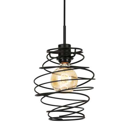 LAMPADA A SOSPENSIONE 130CM MAX 60W NERA