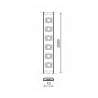 STRISCIA LED 24V 18W/M IP20 5MT SMD2835 4000K