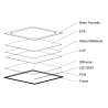 PLAFONIERA A LED 60X60 41W 120° 4000K 4000 LUMEN
