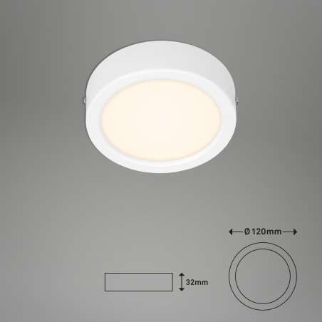 PLAFONIERA LED D.12CM 7W 700LM 4000K