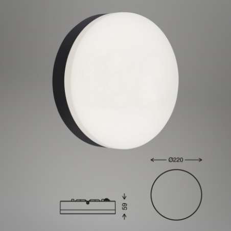 PLAFONIERA LED NUMERO CIVICO 12W 230V IP44