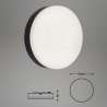 PLAFONIERA LED NUMERO CIVICO 12W 230V IP44