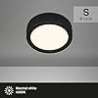 PLAFONIERA LED TONDA DA SOFFITTO 7W 700LM NERA