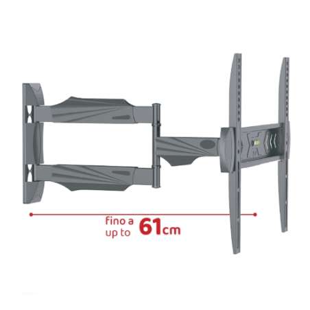 SUPPORTO PER TV LED 3 SNODI E 2 BRACCI DA 26- 55