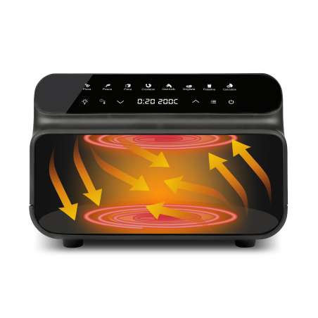 FRIGGITRICE E GRIGLIA AD ARIA MULTIFUNZIONE 10LT