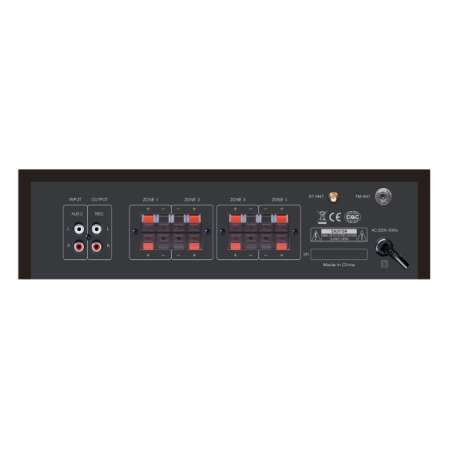 AMPLIFICATORE PA BLUETOOTH / FM / MP3 400W 4 ZONE