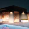 APPLIQUE LED SOLARE CON SENSORE PIR E CREPUSCOLARE