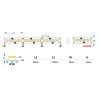 STRISCIA LED 24V 24W/M IP20 LUCE NATURALE 4000K