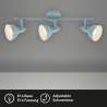 LAMPADA SPOT DA PARETE 3E14 MAX.40W BIANCO MENTA
