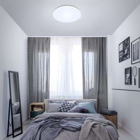 PLAFONIERA LED TONDA SENZA CORNICE D.30CM 12W