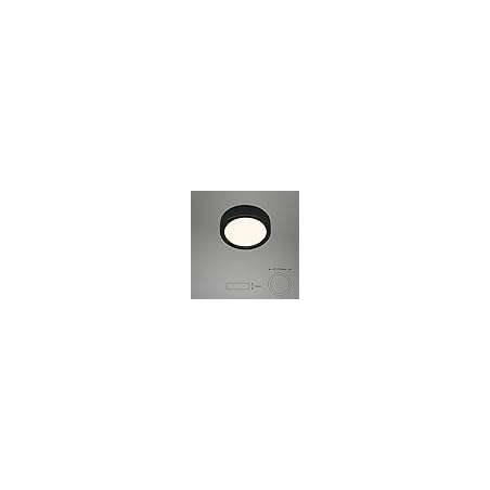 PLAFONIERA LED TONDA DA SOFFITTO 7W 700LM NERA