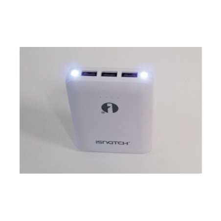 BATTERIA DA VIAGGIO POWER BANK 10000 MAH BIANCA