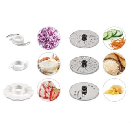 ROBOT DA CUCINA MULTIFUNZIONE MIXATUTTO 1000W