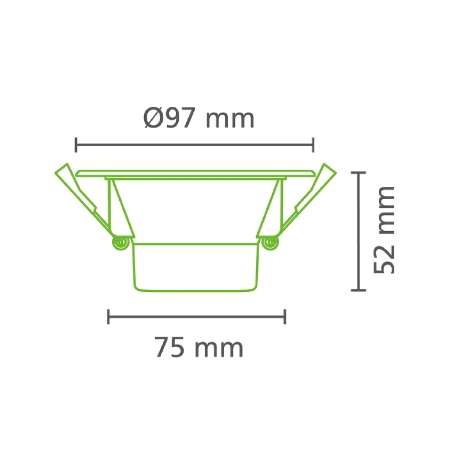 FARETTO A LED TONDO DA INCASSO 7W RGB + CCT