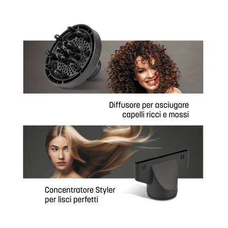 ASCIUGACAPELLI PROFESSIONALE 1800/2200W