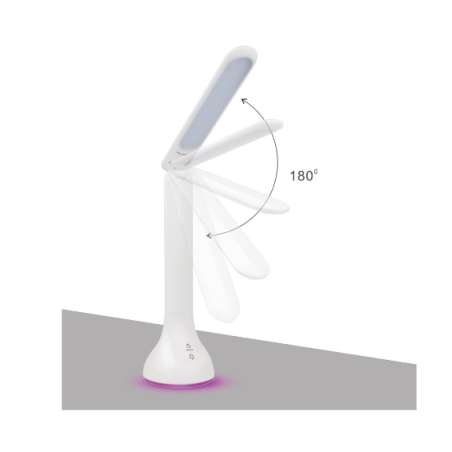LAMPADA DA TAVOLO 18 LED CON BATTERIA RICARICABILE